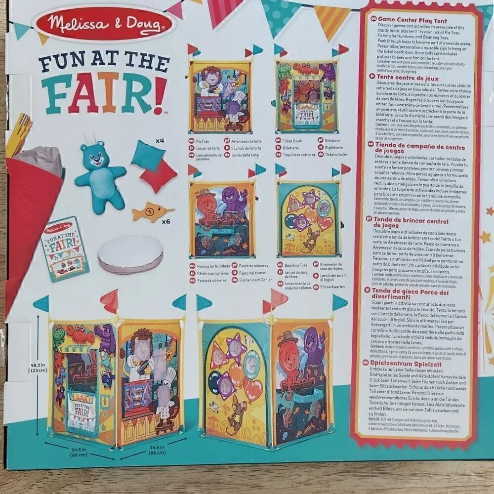 Melissa and Doug Fun at The Fair Game Center Big Play Tent